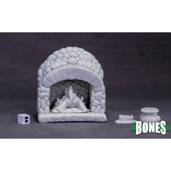Mini - Reaper Bones 77617 Hearth Fireplace