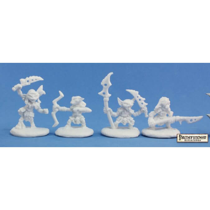 Mini - Reaper Bones 89003 Pathfinder Goblin Warriors