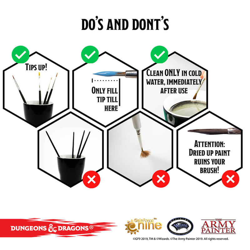 Brush Set (3ct) D&D Nolzur's Marvelous