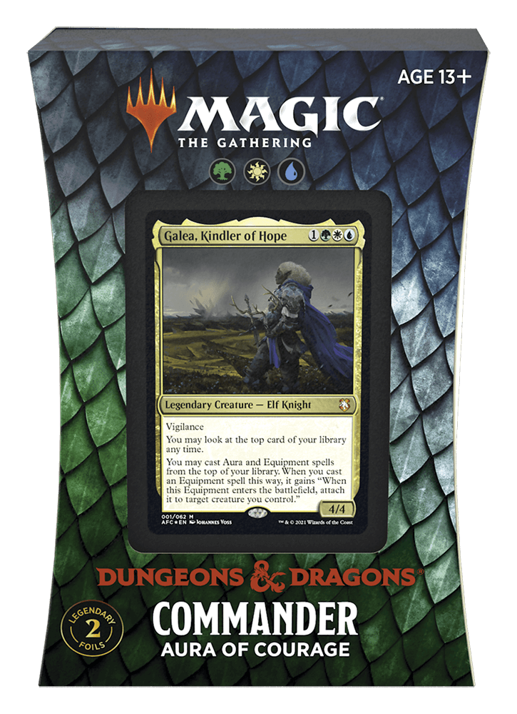 MTG Commander Adventures in the Forgotten Realms : Aura of Courage