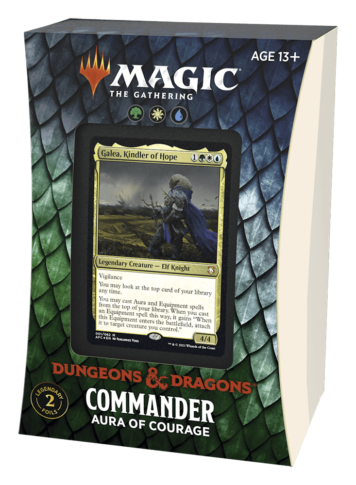 MTG Commander Adventures in the Forgotten Realms : Aura of Courage