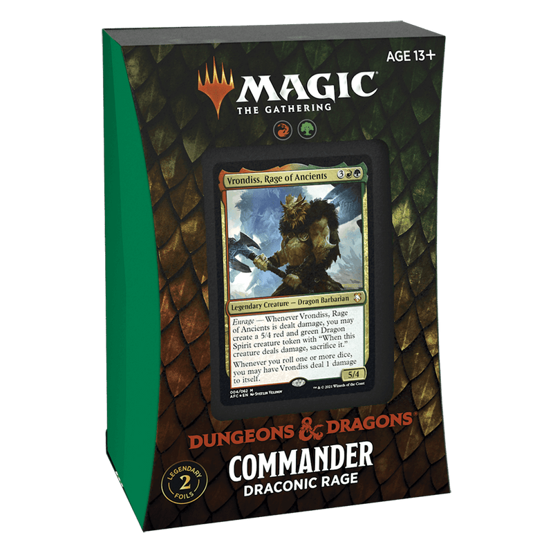 MTG Commander Adventures in the Forgotten Realms : Draconic Rage