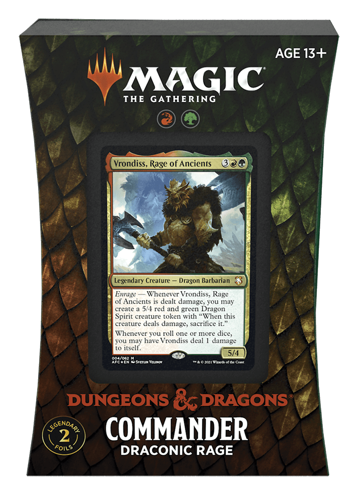 MTG Commander Adventures in the Forgotten Realms : Draconic Rage