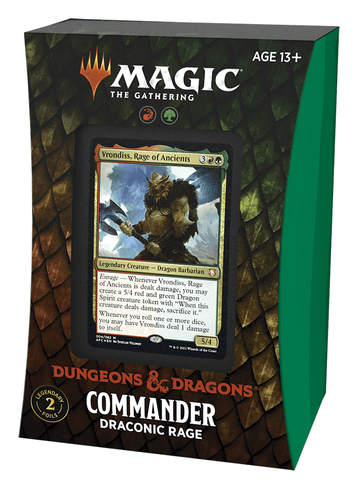 MTG Commander Adventures in the Forgotten Realms : Draconic Rage