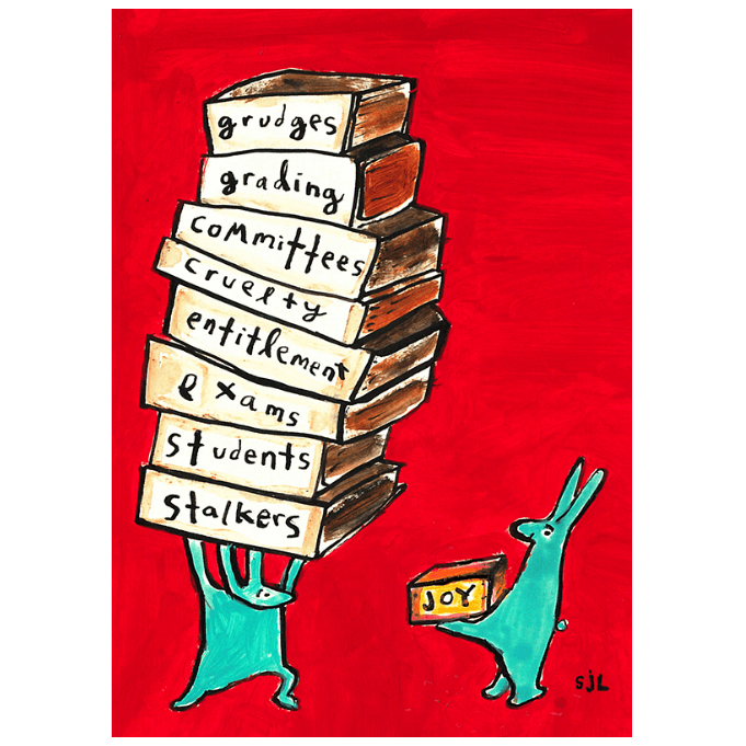 Greeting Card (5x7in) Academe