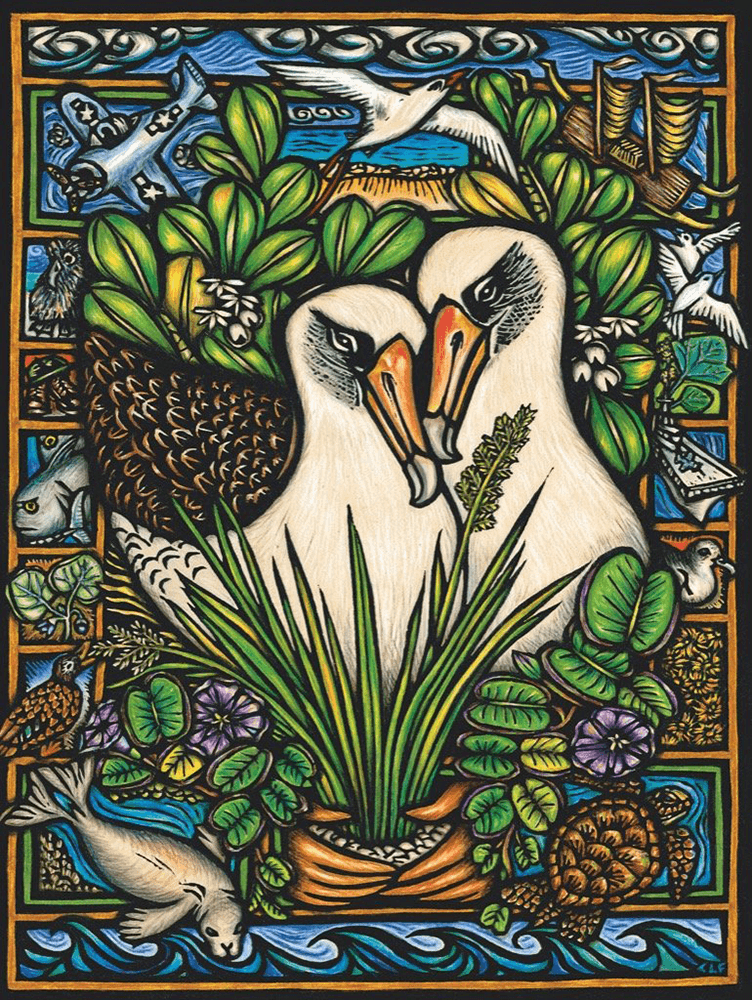 Puzzle (1000pc) Cornell Lab of Ornithology : Albatross Duo