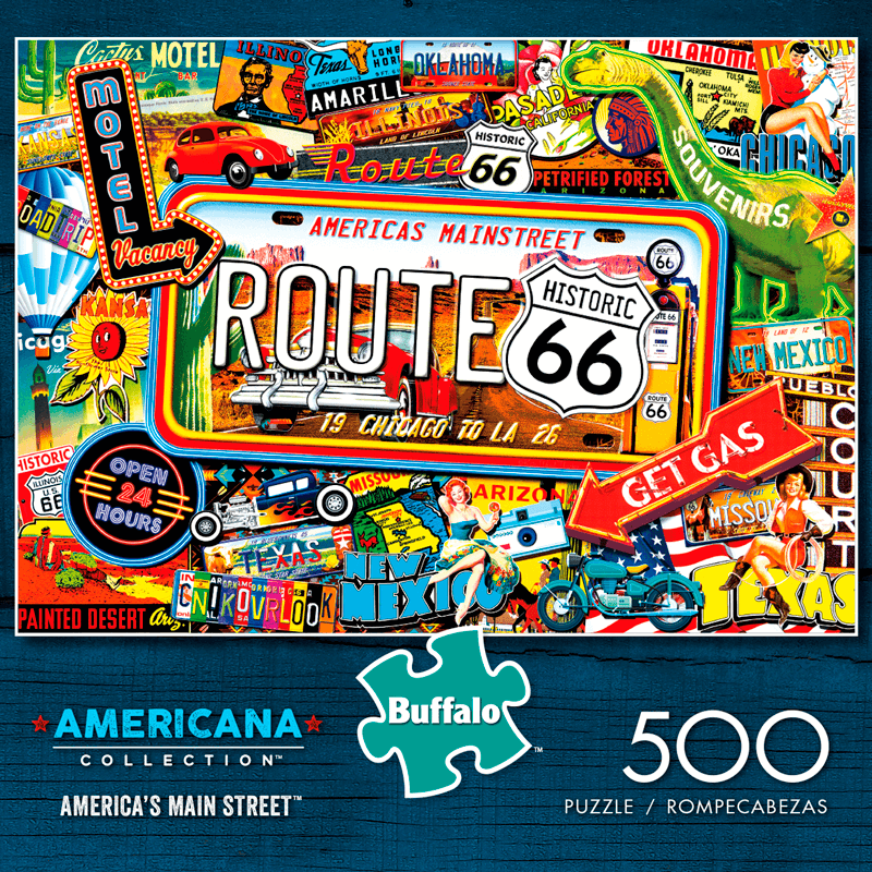 Puzzle (500pc) Americana Collection : America's Main Street