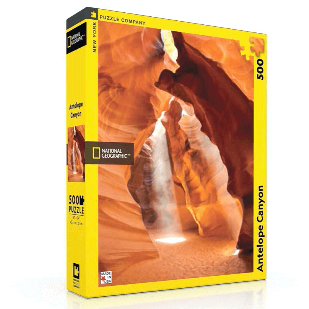 金時　National Geographic サイドウォール4枚 Puzzle (500pc) National Geographic : Antelope Canyon — Twenty Sided