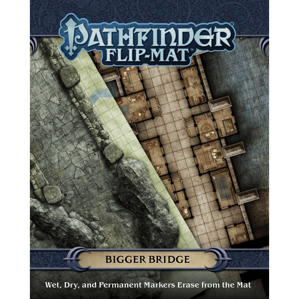 Battlemap Pathfinder Flip Mat : Bigger Bridge