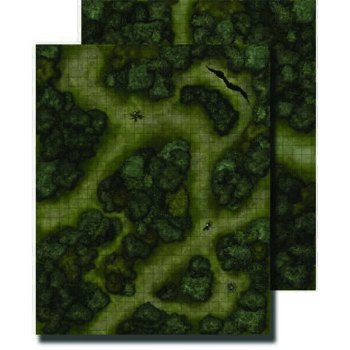 Battlemap Pathfinder Flip Mat : Forests