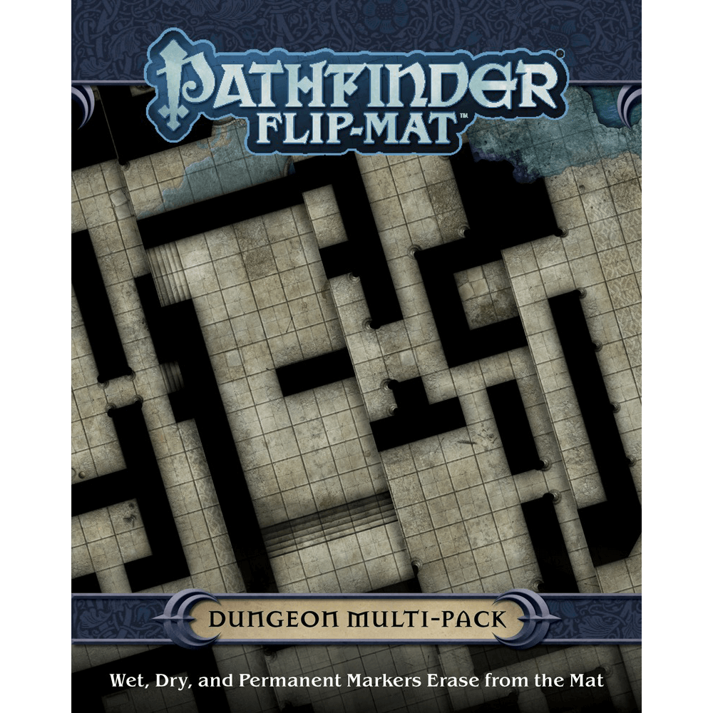 Battlemap Pathfinder Flip Mat (Multi-Pack) Dungeon