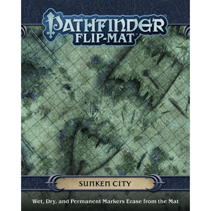 Battlemap Pathfinder Flip Mat : Sunken City