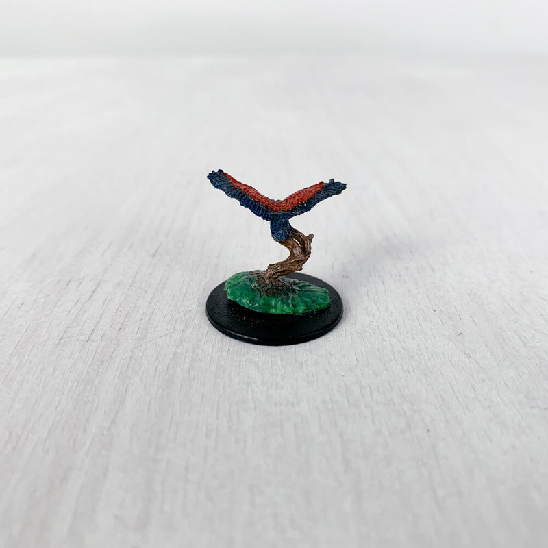 Pro Painted Miniature by Lauren Bilanko | Bird Bluetip Warbler