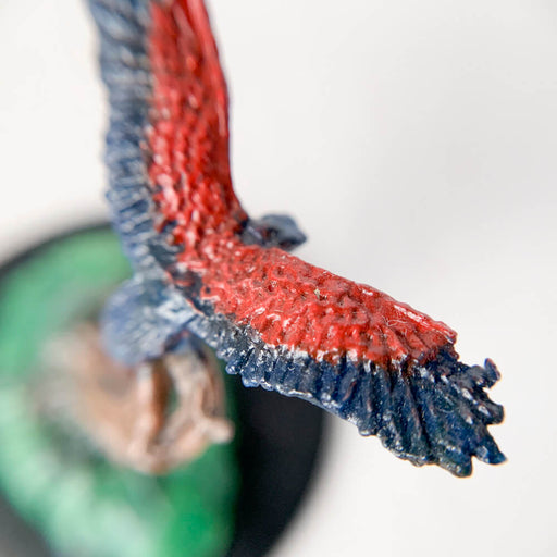 Pro Painted Miniature by Lauren Bilanko | Bird Bluetip Warbler