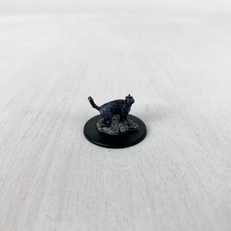 Pro Painted Miniature by Lauren Bilanko | Inkwell the Black Cat