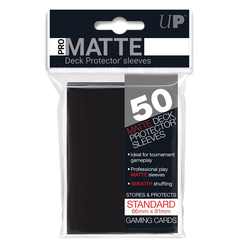 Sleeves Ultra Pro (50ct) Pro Matte : Black