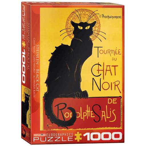 Puzzle (1000pc) Black Cat by T.A. Steinlen