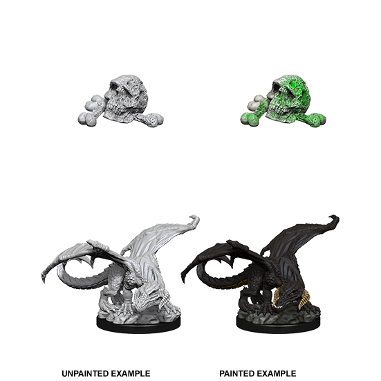 Mini - D&D Nolzur's Marvelous : Black Dragon Wyrmling