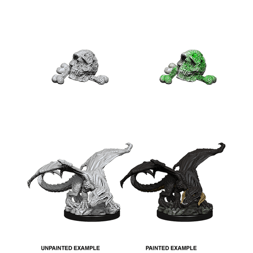 Mini - D&D Nolzur's Marvelous : Black Dragon Wyrmling