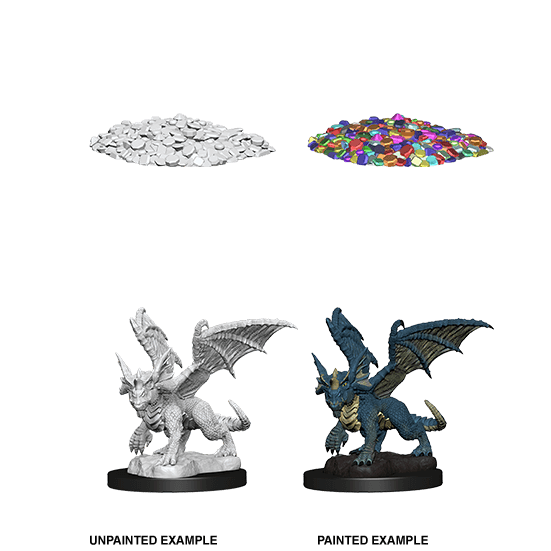 Mini - D&D Nolzur's Marvelous : Blue Dragon Wyrmling