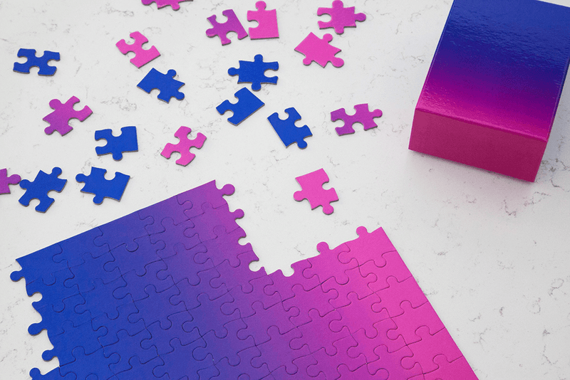 Gradient Puzzle (100pc) Blue / Pink