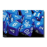 Dice Set 36d6 Opaque (12mm) 25806 Blue / White