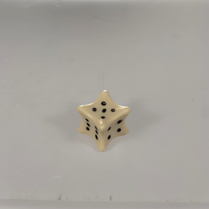 Polyhedral Dice d6 (16mm) Bone