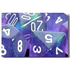Dice Set 36d6 Borealis (12mm) 27807 Purple / White