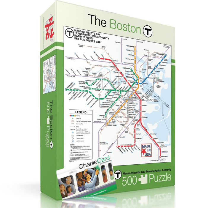 Puzzle (500pc) Map : Boston Transit