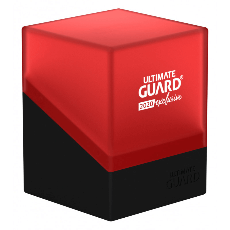 Deck Box Ultimate Guard Boulder (100ct) Black & Red