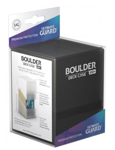 Deck Box Ultimate Guard Boulder (100ct) Onyx