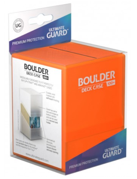 Deck Box Ultimate Guard Boulder (100ct) Poppy Topaz