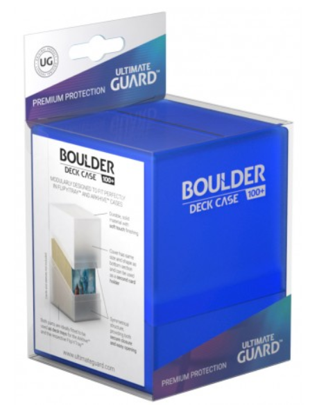 Deck Box Ultimate Guard Boulder (100ct) Sapphire