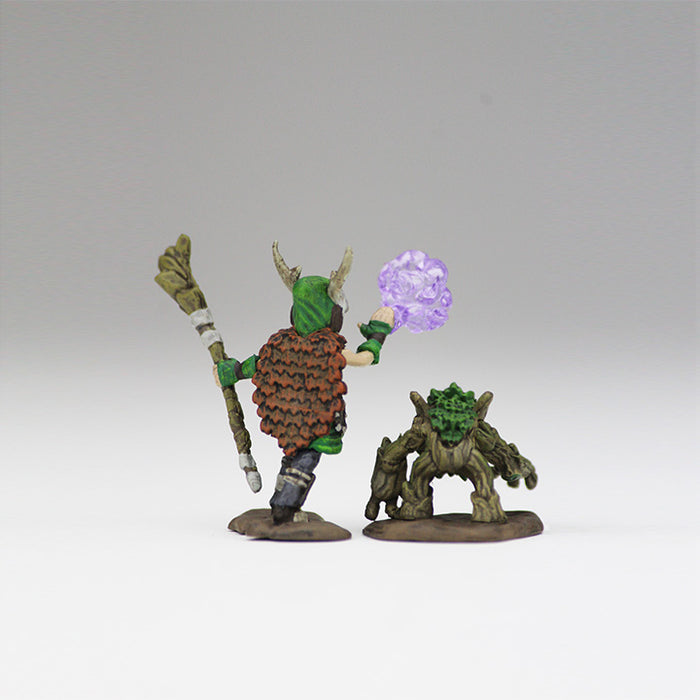 Mini - Wardlings : Boy Druid and Tree Creature