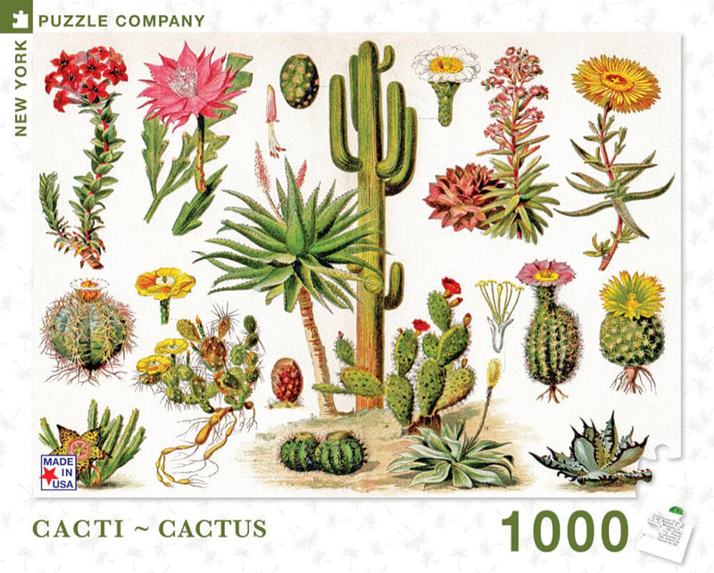 Puzzle (1000pc) Cacti - Cactus