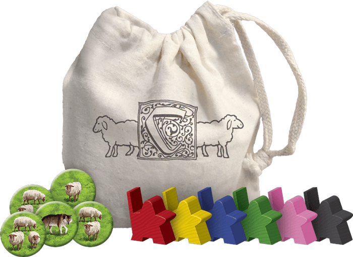 Carcassonne (2nd ed) Expansion 9 Hills and Sheep