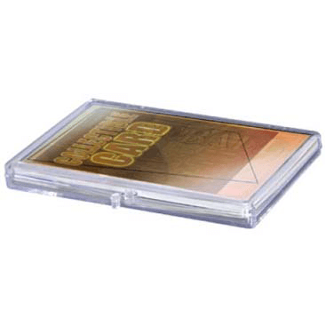 Card Case Hinged (holds 15 cards) Clear