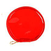 Carry All Pouch (5in) Round Translucent Red