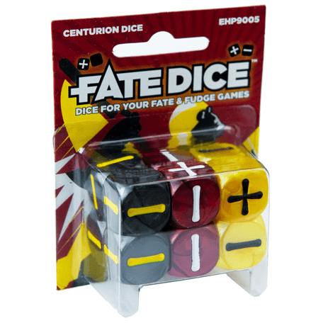 Fate Dice Set 12d6 (16mm) Centurion