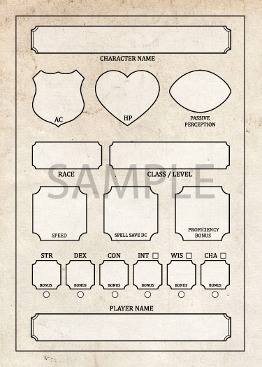 Combat Cards : Character Cards