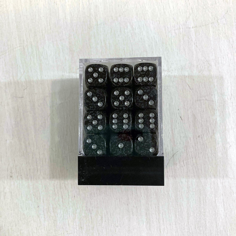 Dice Set 36d6 Speckled (12mm) 25918 Ninja