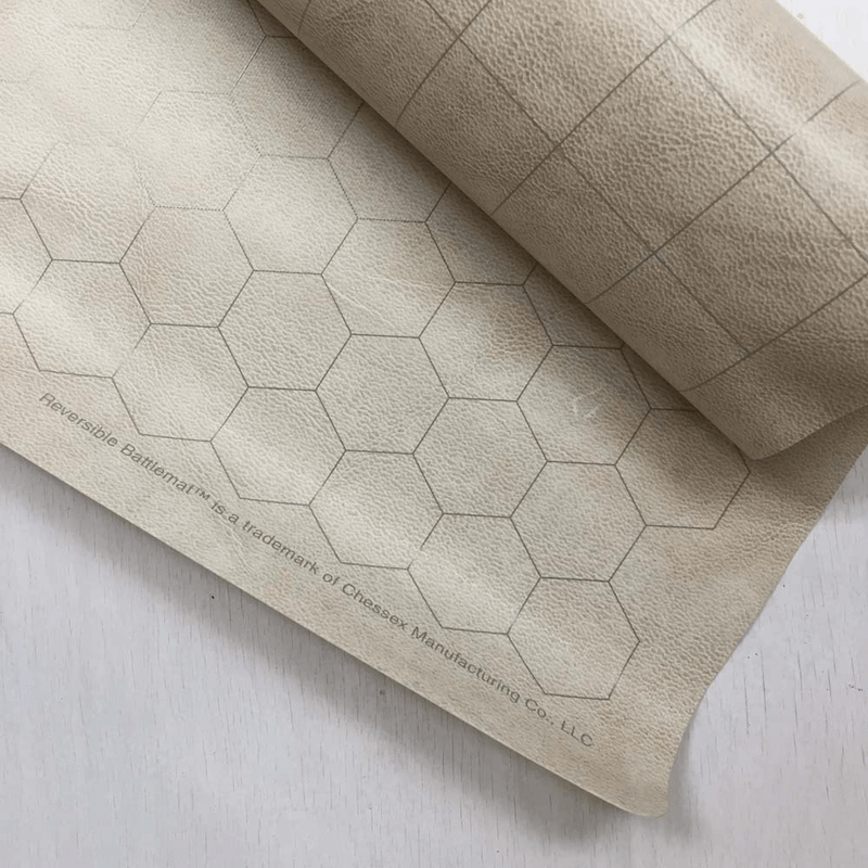 Battlemap Chessex (23x26in) Reversible 1 inch Squ/Hex