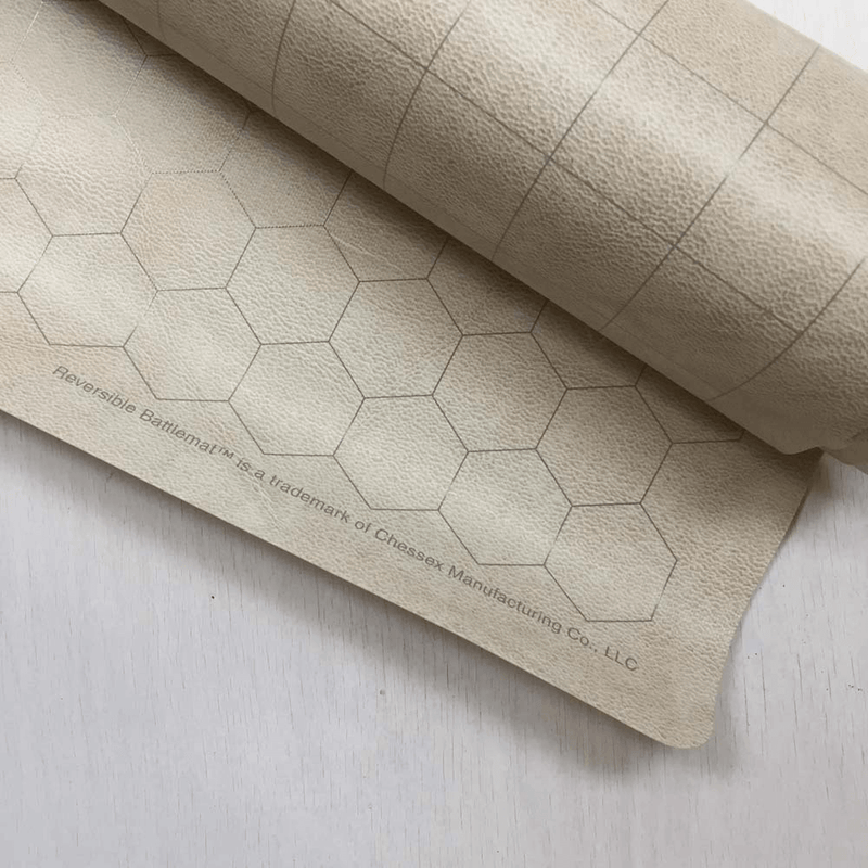 Battlemap Chessex (23x26in) Reversible 1 inch Squ/Hex