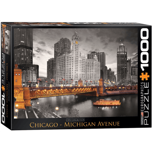 Puzzle (1000pc) City : Chicago Michigan Avenue