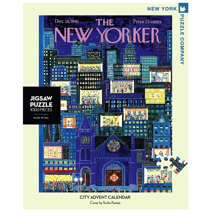 Puzzle (1000pc) New Yorker City Advent Calendar — Twenty Sided Store®