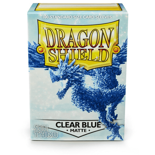 Sleeves Dragon Shield (100ct) Matte : Clear Blue