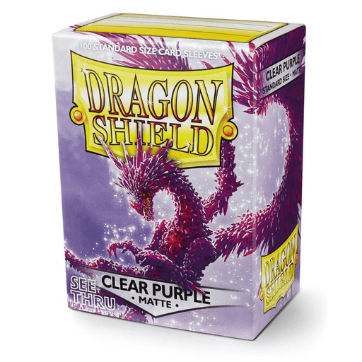 Sleeves Dragon Shield (100ct) Matte : Clear Purple