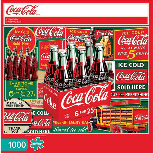 Puzzle (1000pc) Coca Cola : Evergreen