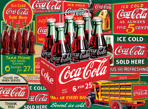 Puzzle (1000pc) Coca Cola : Evergreen