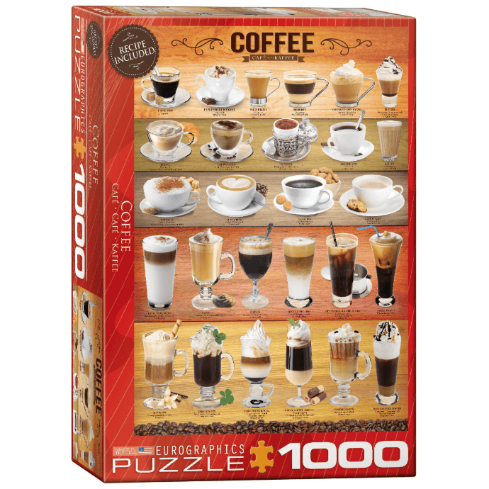 Puzzle (1000pc) Delicious Puzzles : Coffee